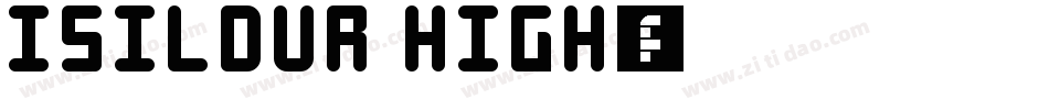 Isildur High字体转换